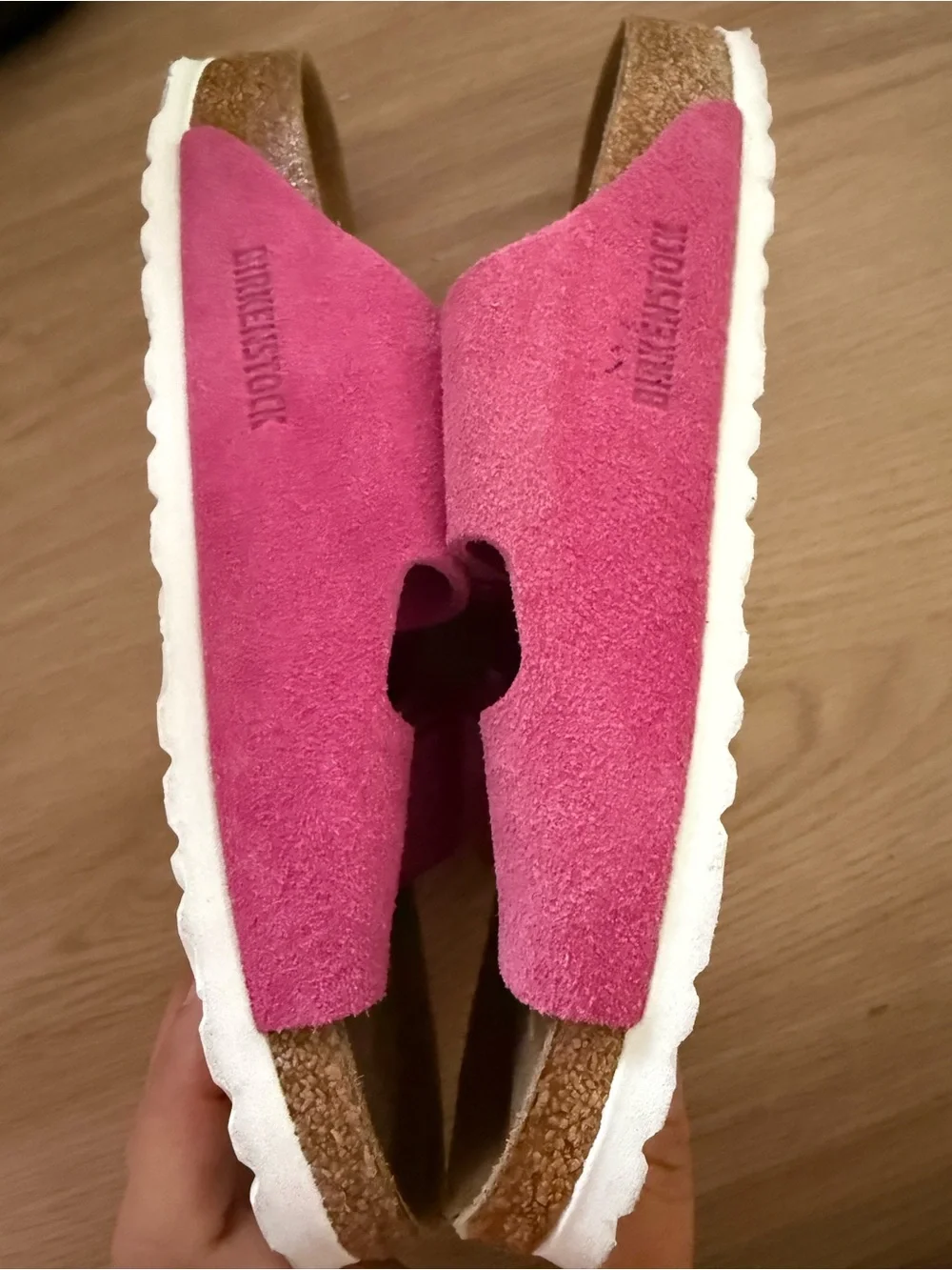 Birkenstock Arizona Soft Footbed Pink Sz 38 Narrow
